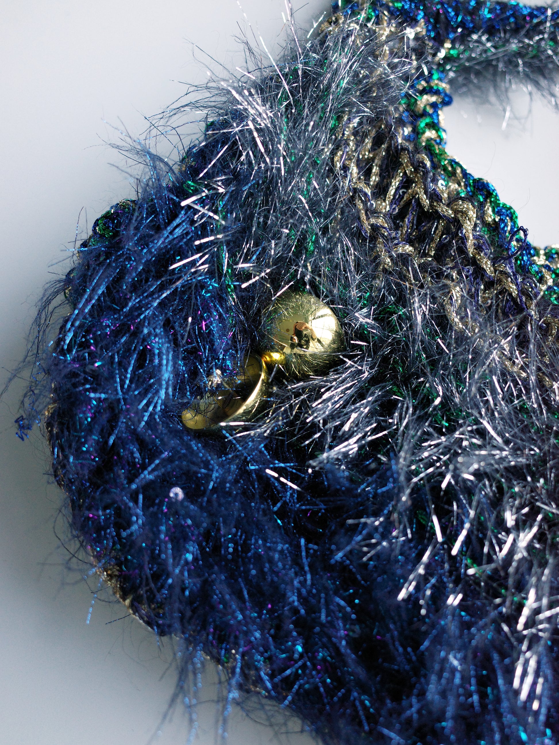 Cosmic Moss Crochet Shoulder Bag