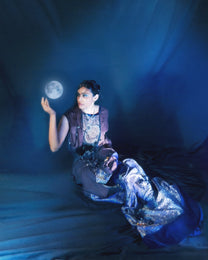 Cosmic Tapestry Draped Jumpsuit