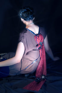 Cosmic Tapestry Draped Jumpsuit