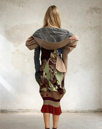 Spiral Galaxy Hooded Sculpture Jacket