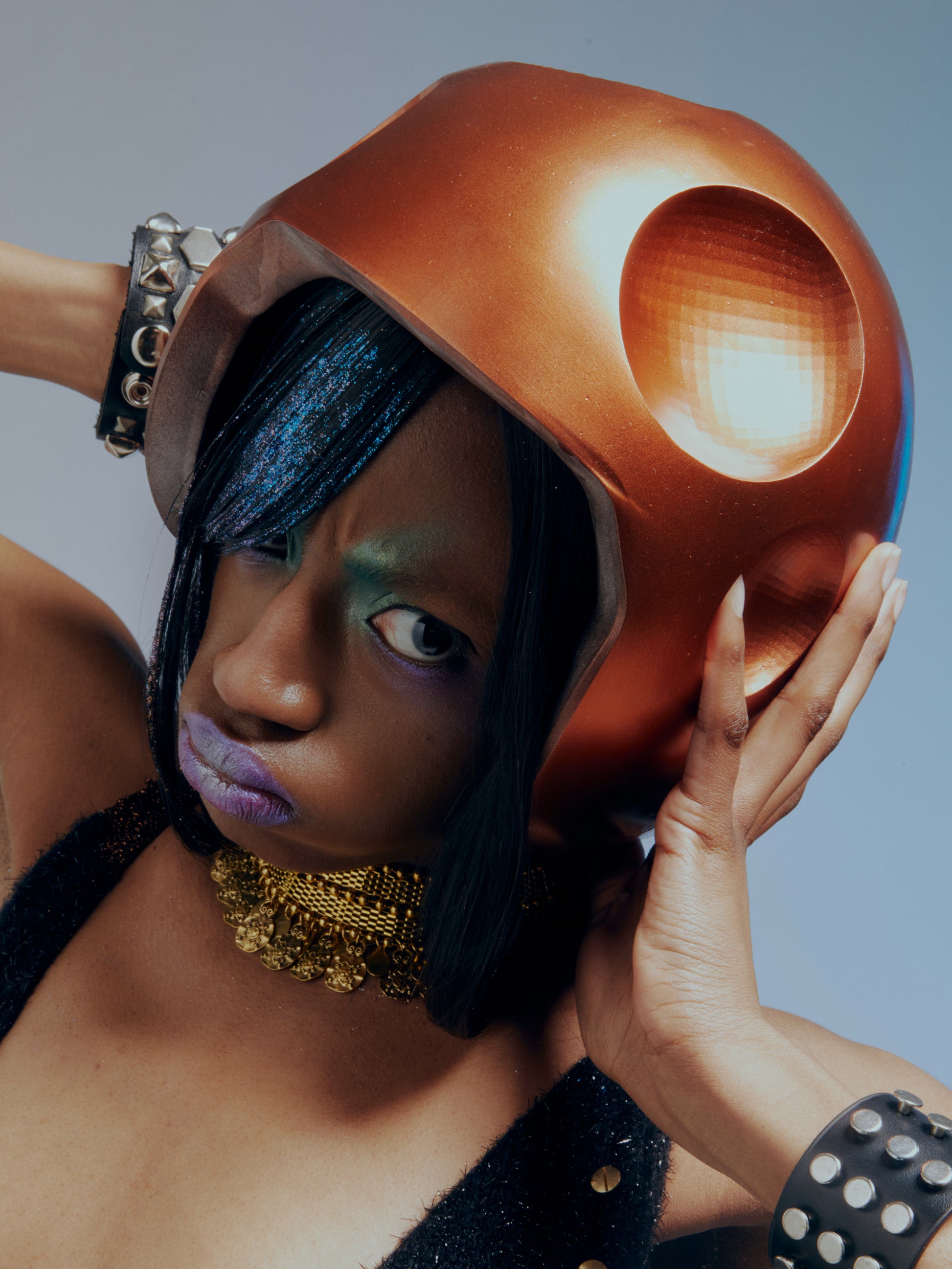 Celestial Voyager 3D-Printed Helmet