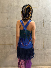 Cosmic Larva Crochet Hood