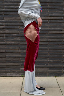 Cosmic Draped Silk Jersey Set