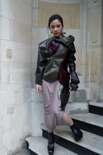 Serpentine Armor Sculpted Jacket