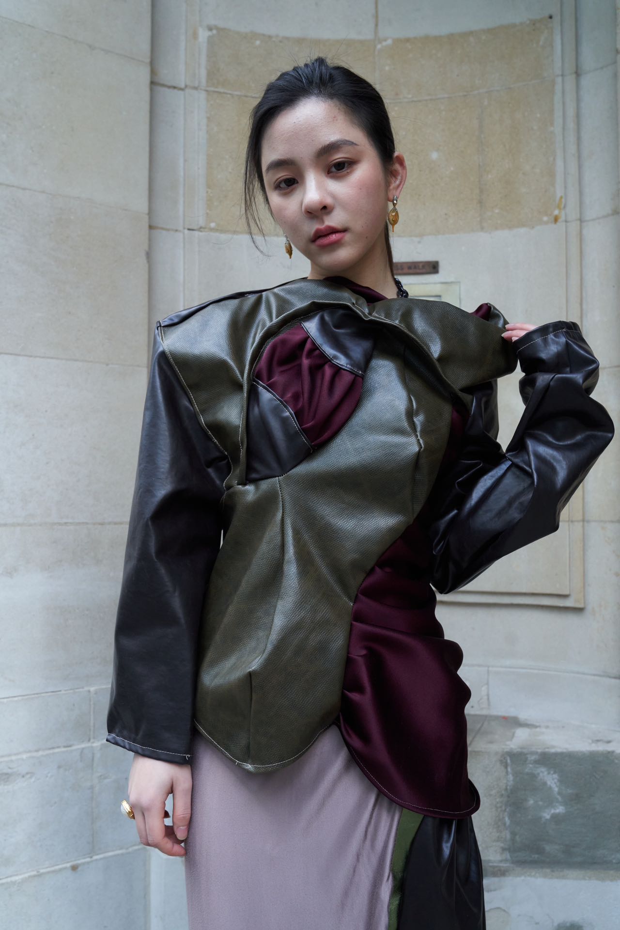 Serpentine Armor Sculpted Jacket