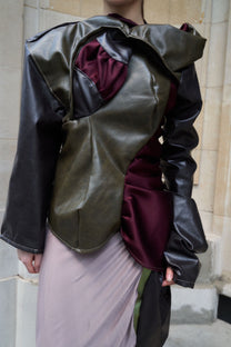 Serpentine Armor Sculpted Jacket