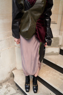 Cosmic Drape Sculpted Jumpsuit