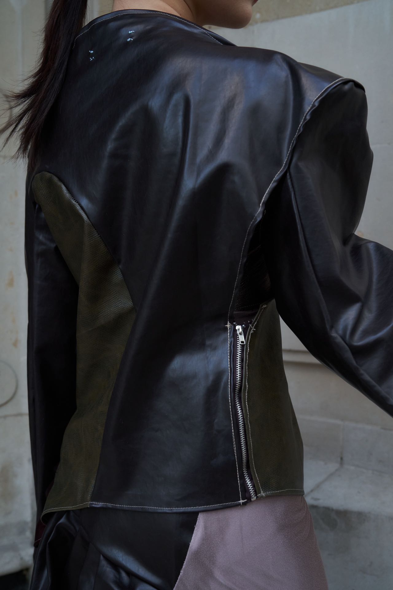 Serpentine Armor Sculpted Jacket