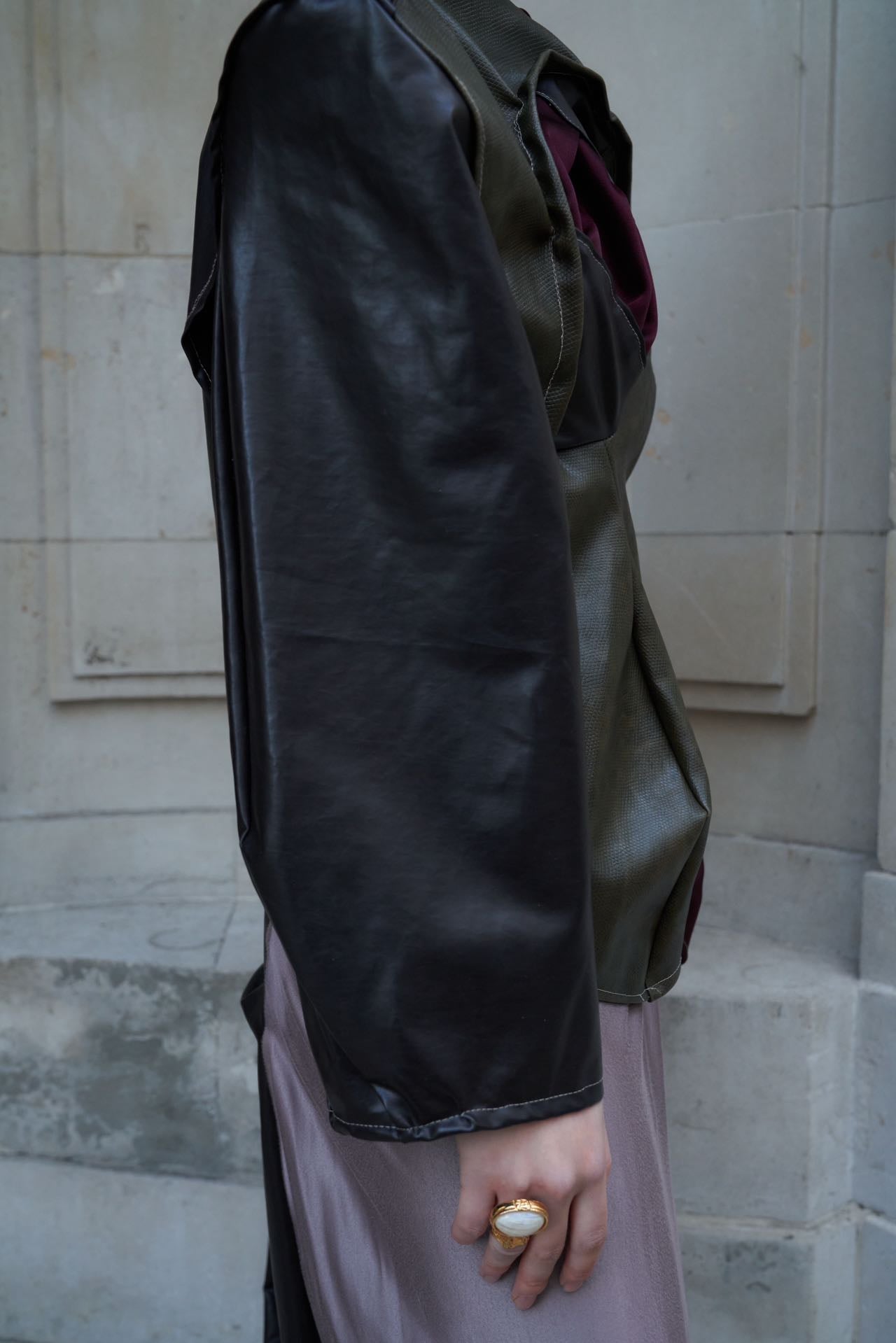 Serpentine Armor Sculpted Jacket