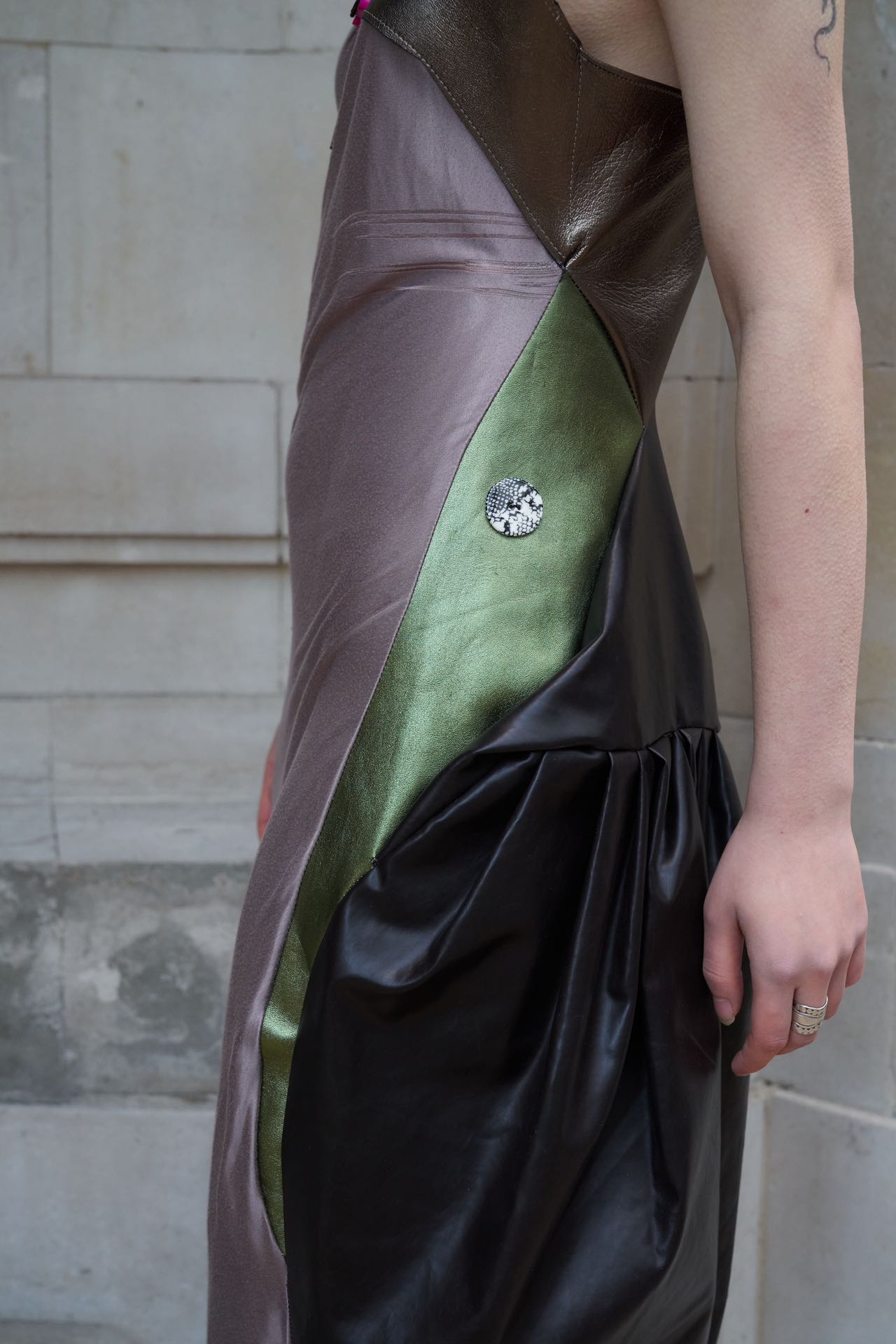 Cosmic Drape Sculpted Jumpsuit