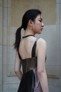 Cosmic Drape Sculpted Jumpsuit