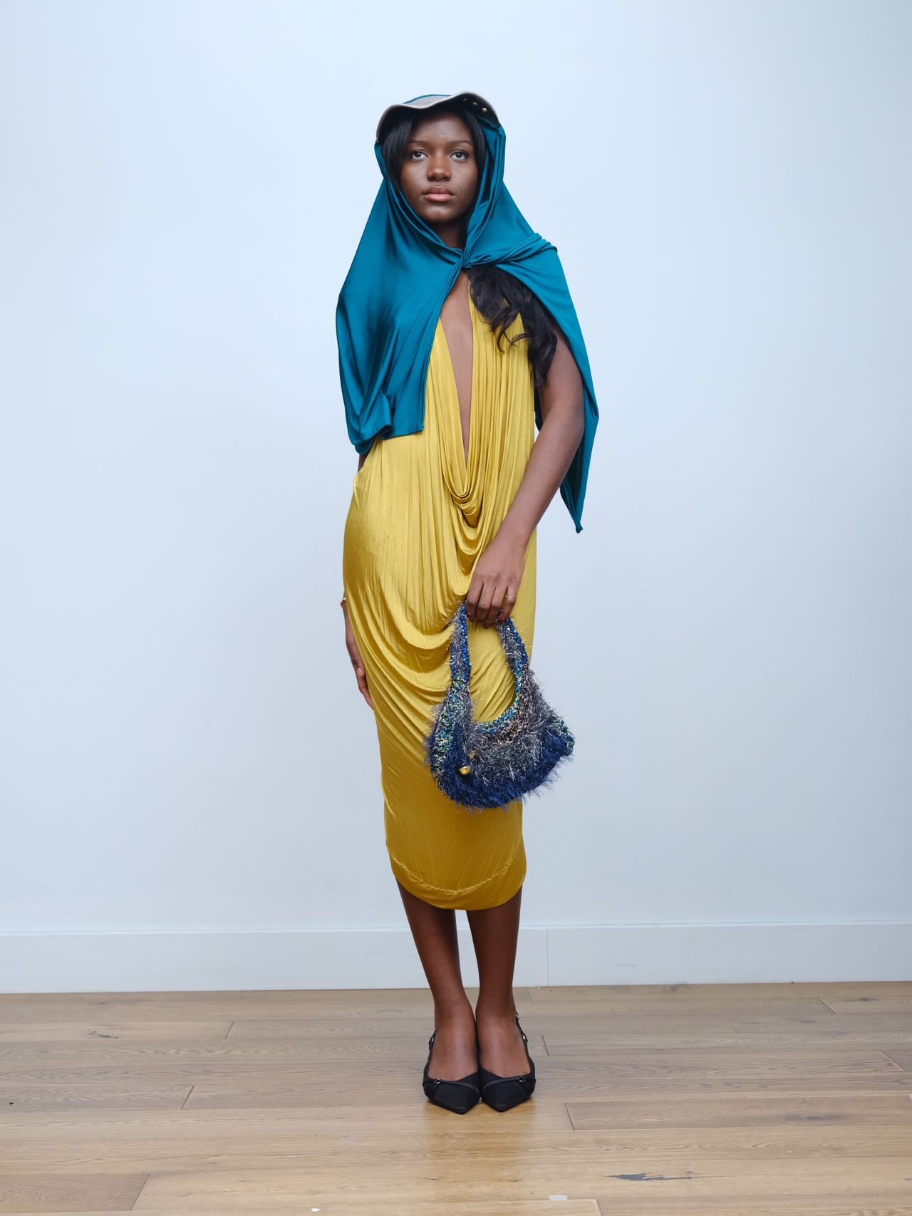 Cosmic Moss Crochet Shoulder Bag