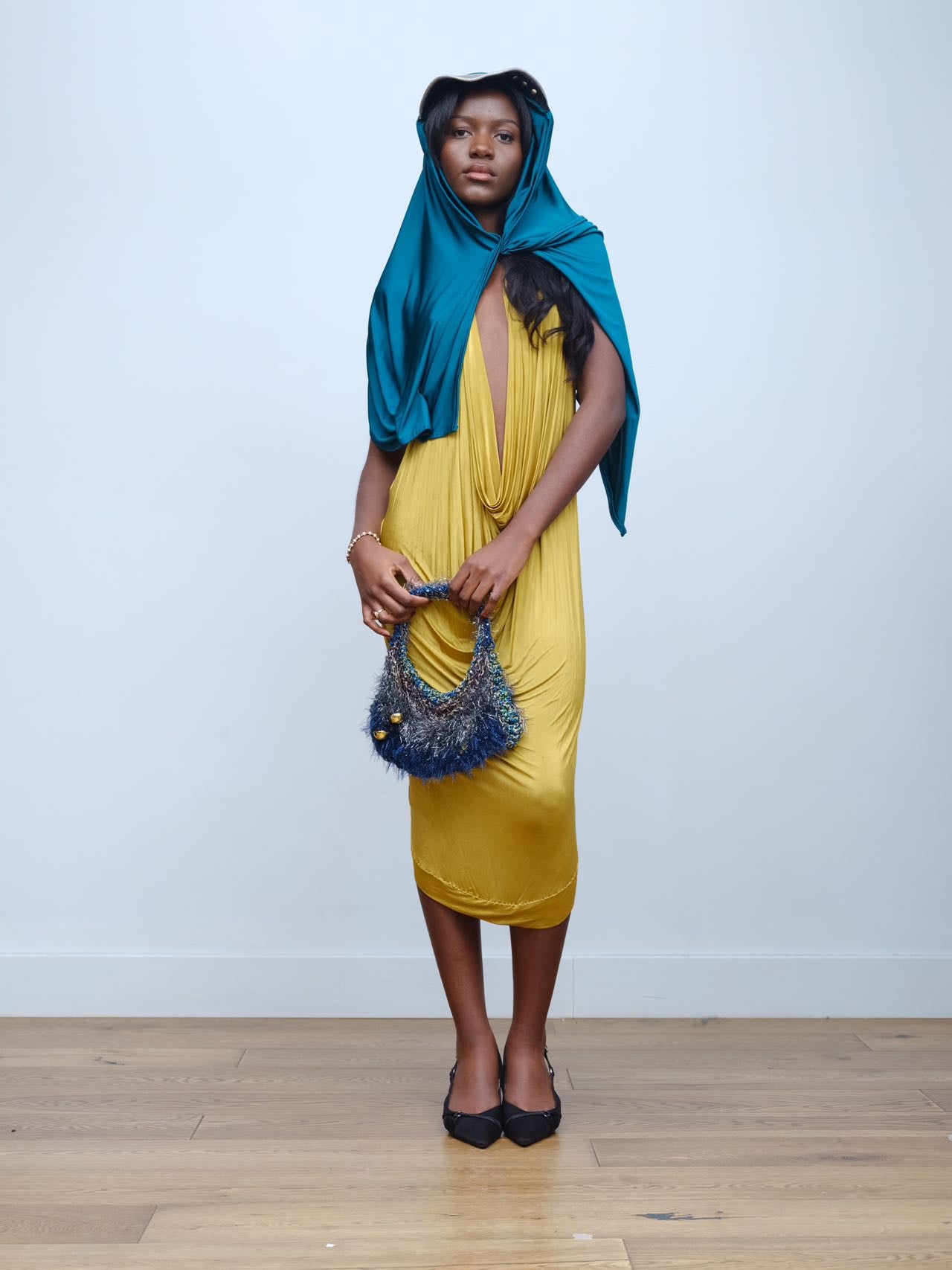 Cosmic Moss Crochet Shoulder Bag