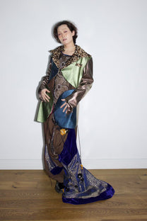 Galactic Metallic Sculpted Tailored Jacket