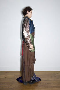 Galactic Metallic Sculpted Tailored Jacket