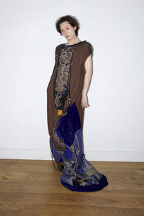 Cosmic Tapestry Draped Jumpsuit