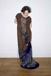 Cosmic Tapestry Draped Jumpsuit