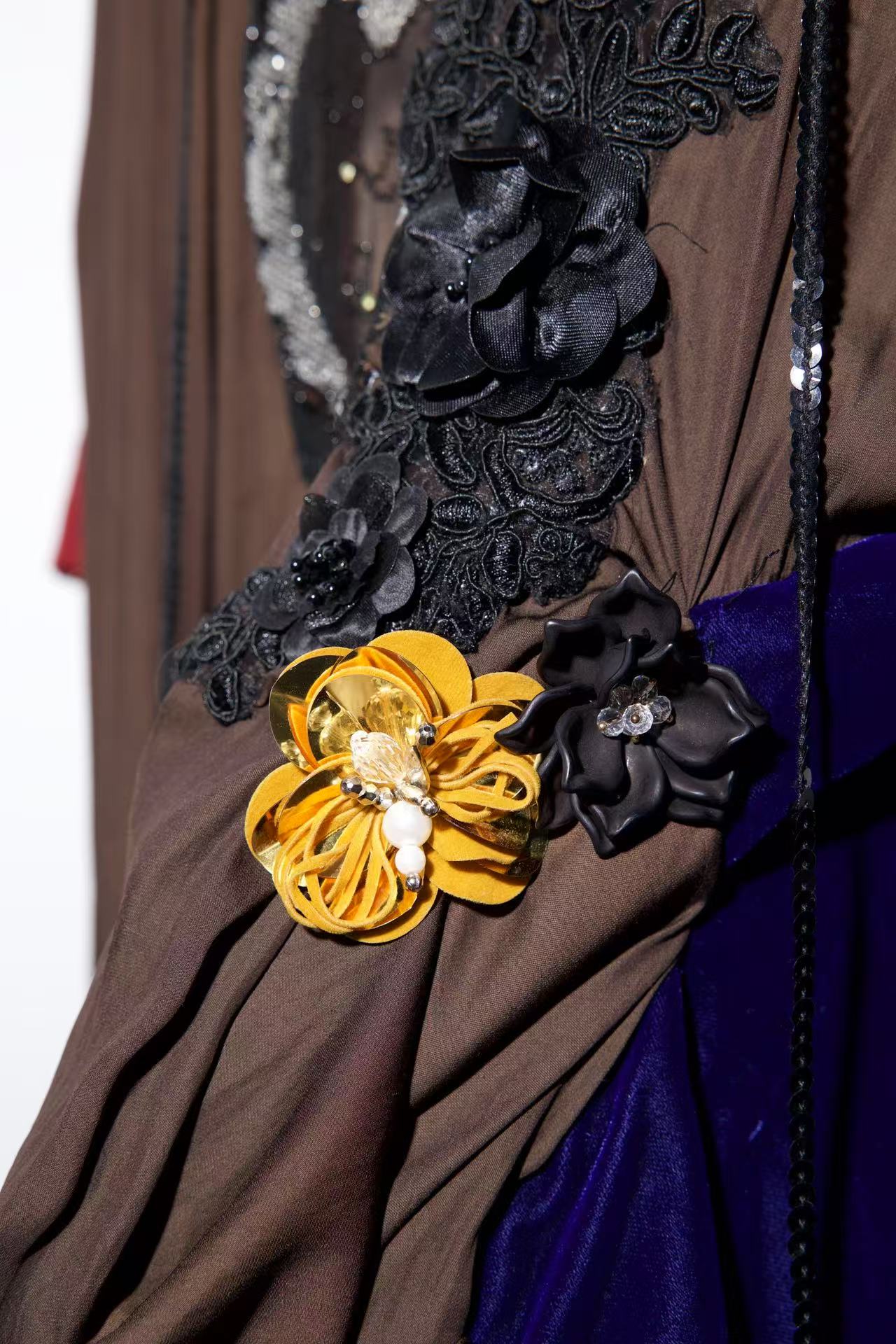 Cosmic Tapestry Draped Jumpsuit