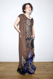 Cosmic Tapestry Draped Jumpsuit