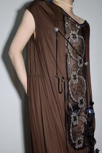 Cosmic Tapestry Draped Jumpsuit