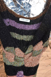 Cosmic Flora Hand-Knit Sculptural Dress