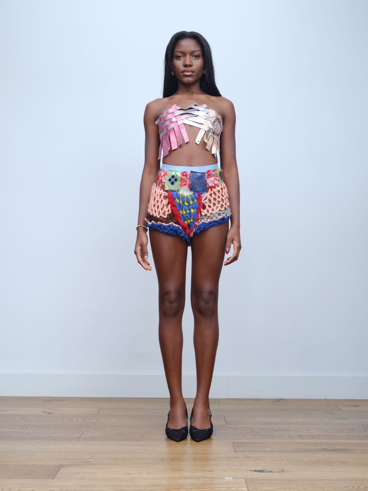 Galactic Weave Leather Vest