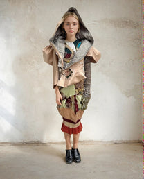 Spiral Galaxy Hooded Sculpture Jacket