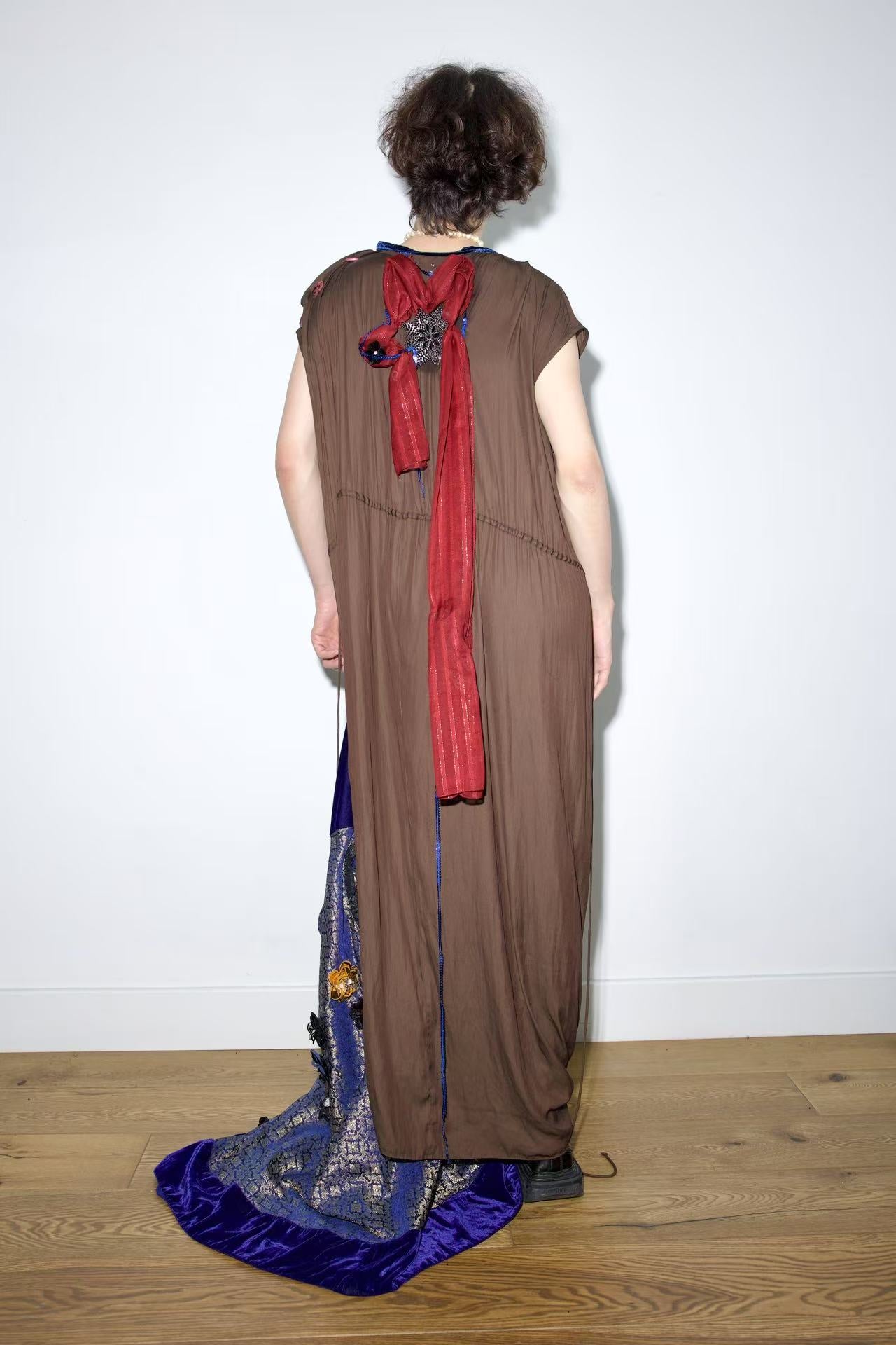 Cosmic Tapestry Draped Jumpsuit
