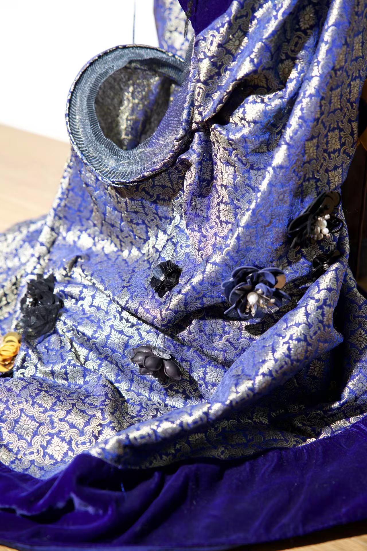 Cosmic Tapestry Draped Jumpsuit