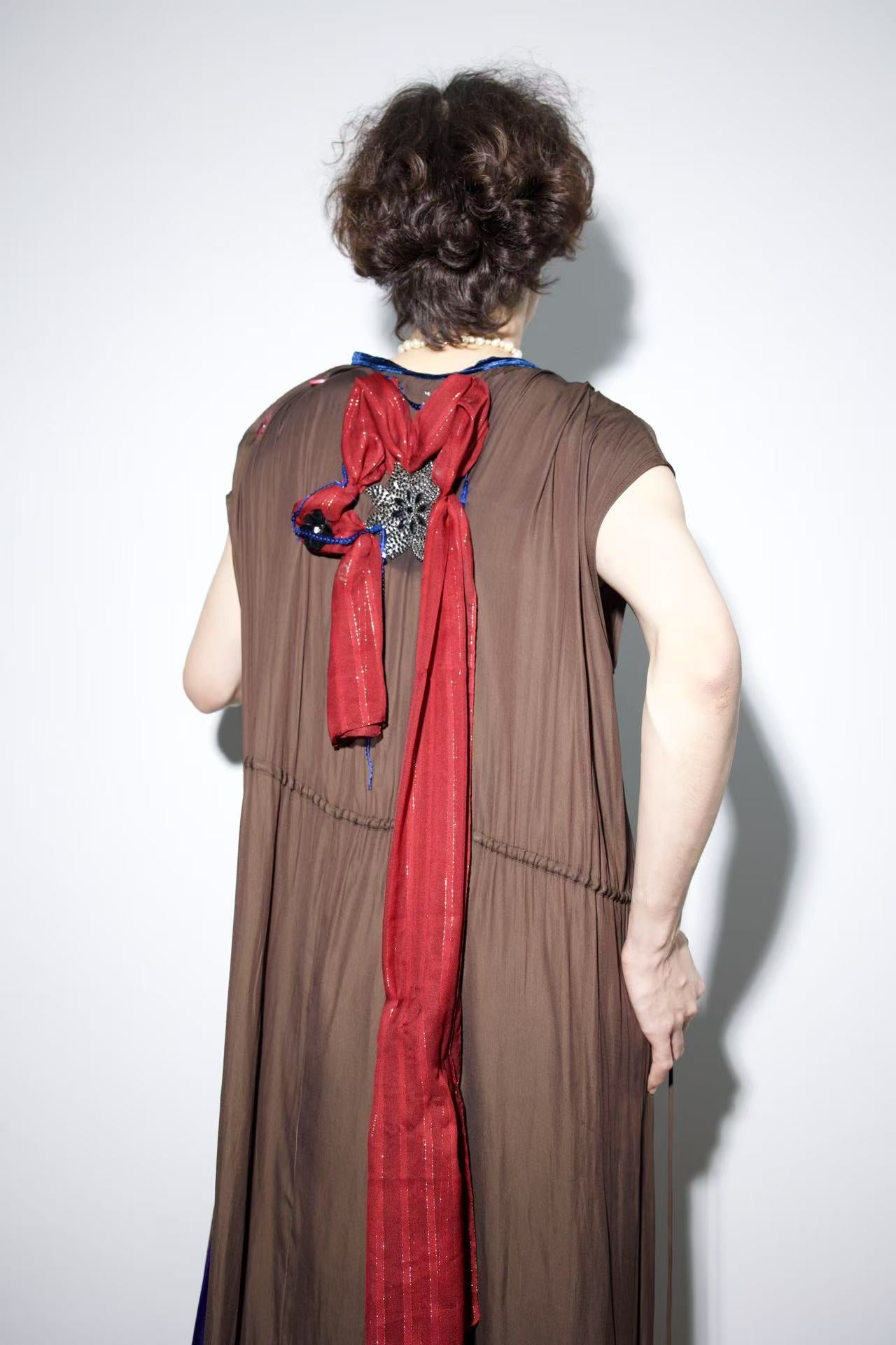 Cosmic Tapestry Draped Jumpsuit