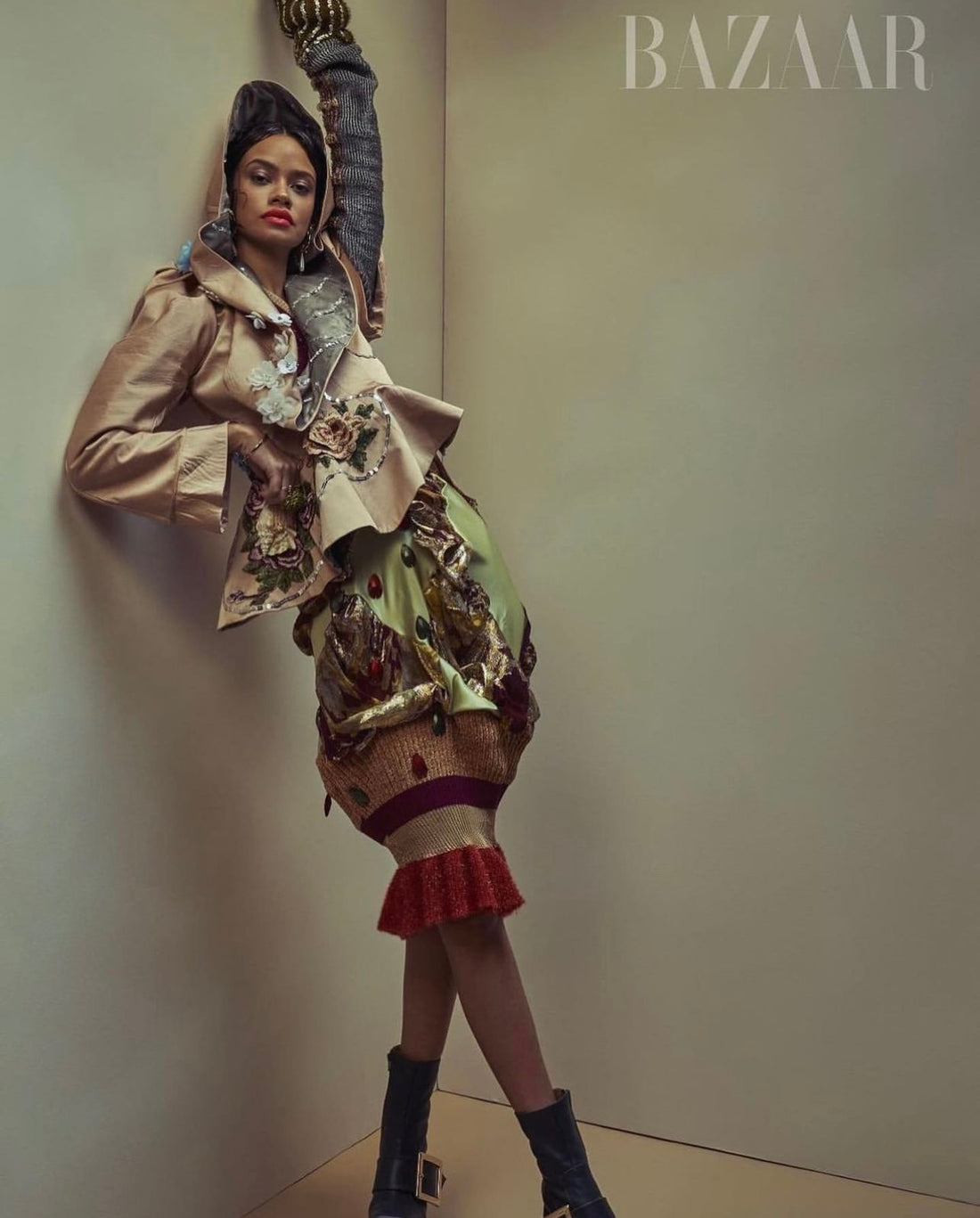 Spiral Galaxy Hooded Sculpture Jacket