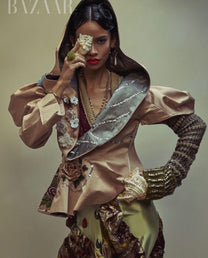 Spiral Galaxy Hooded Sculpture Jacket