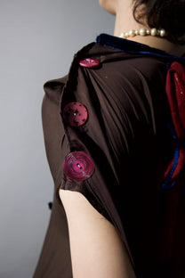 Cosmic Tapestry Draped Jumpsuit