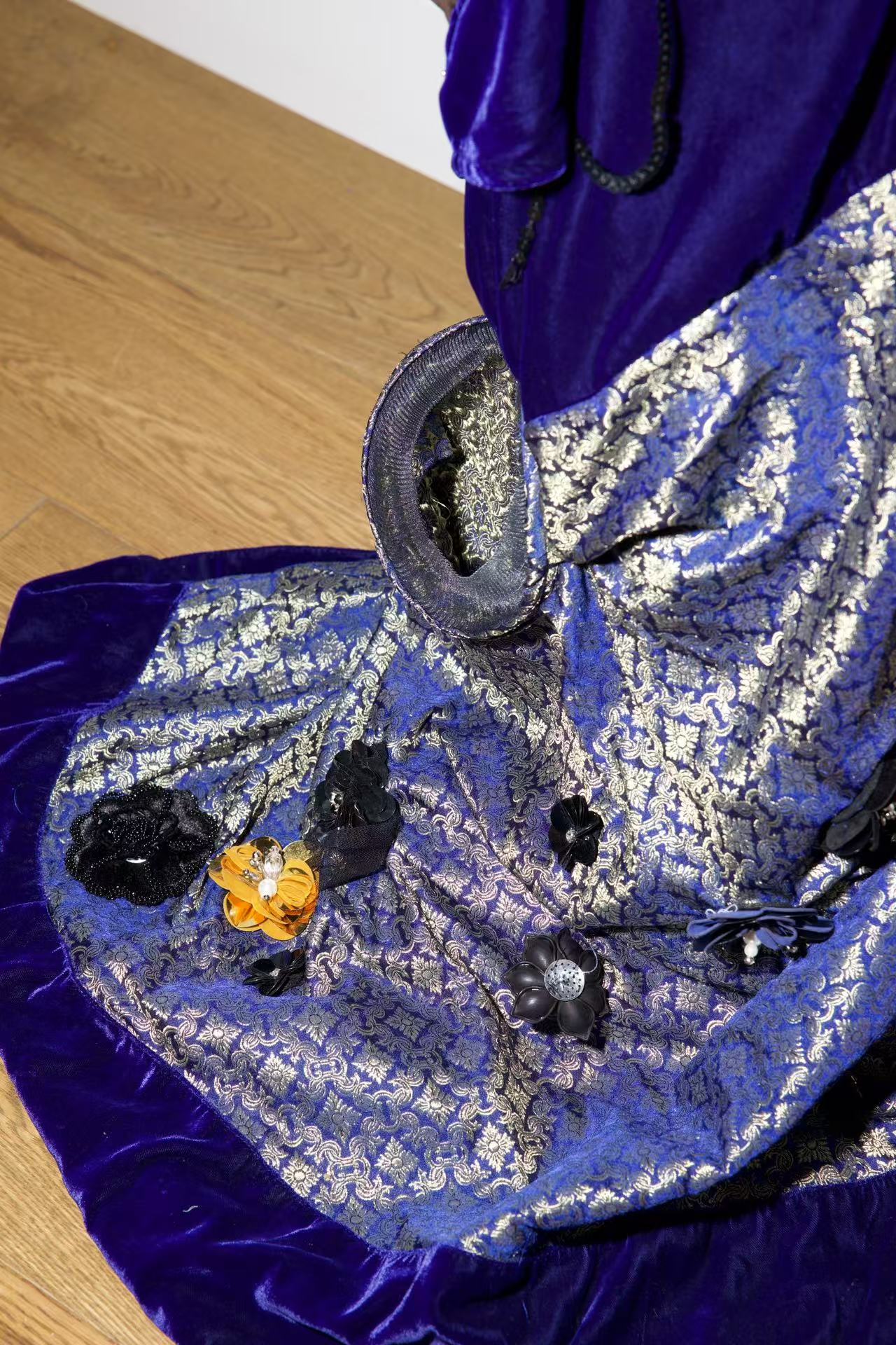 Cosmic Tapestry Draped Jumpsuit