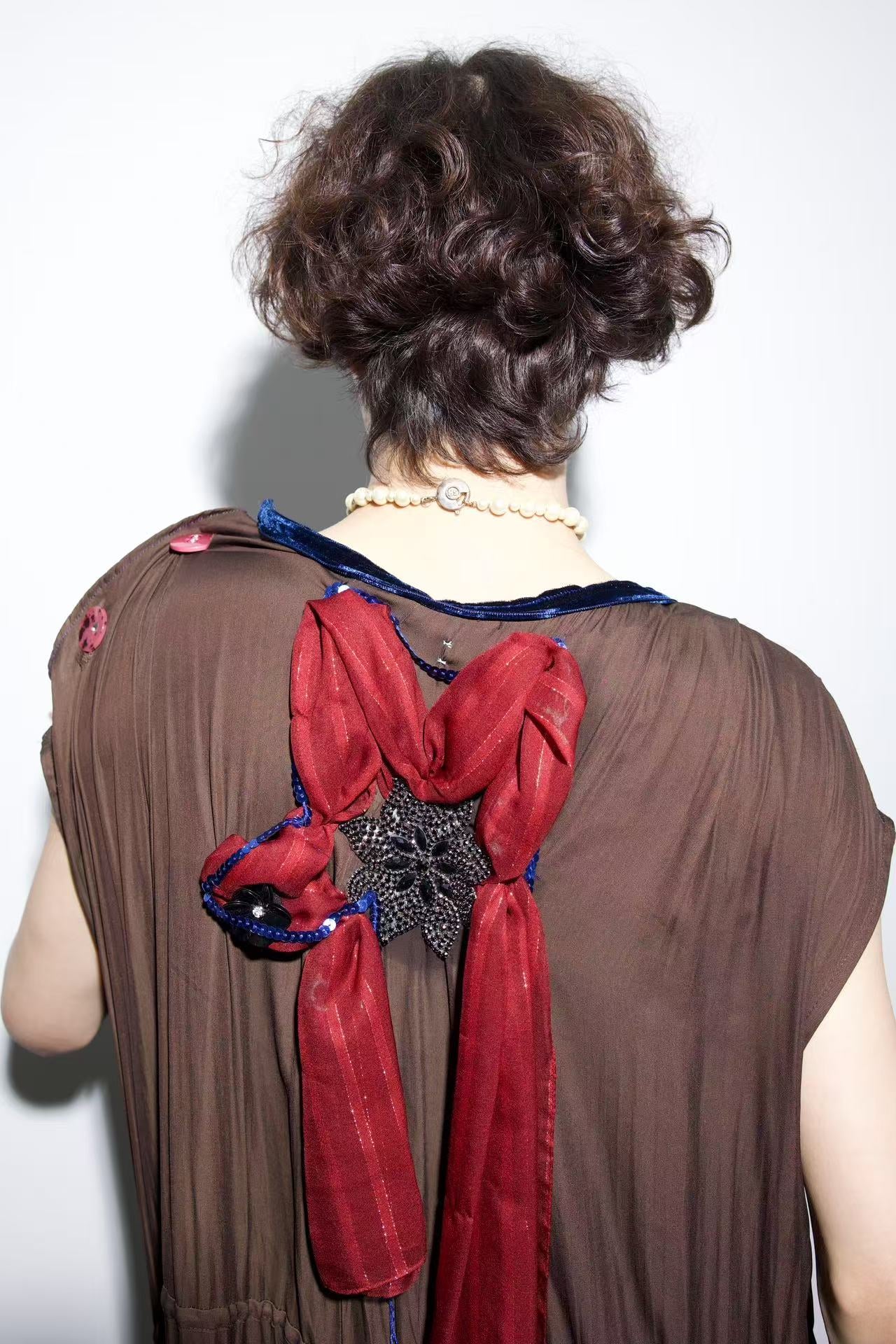 Cosmic Tapestry Draped Jumpsuit