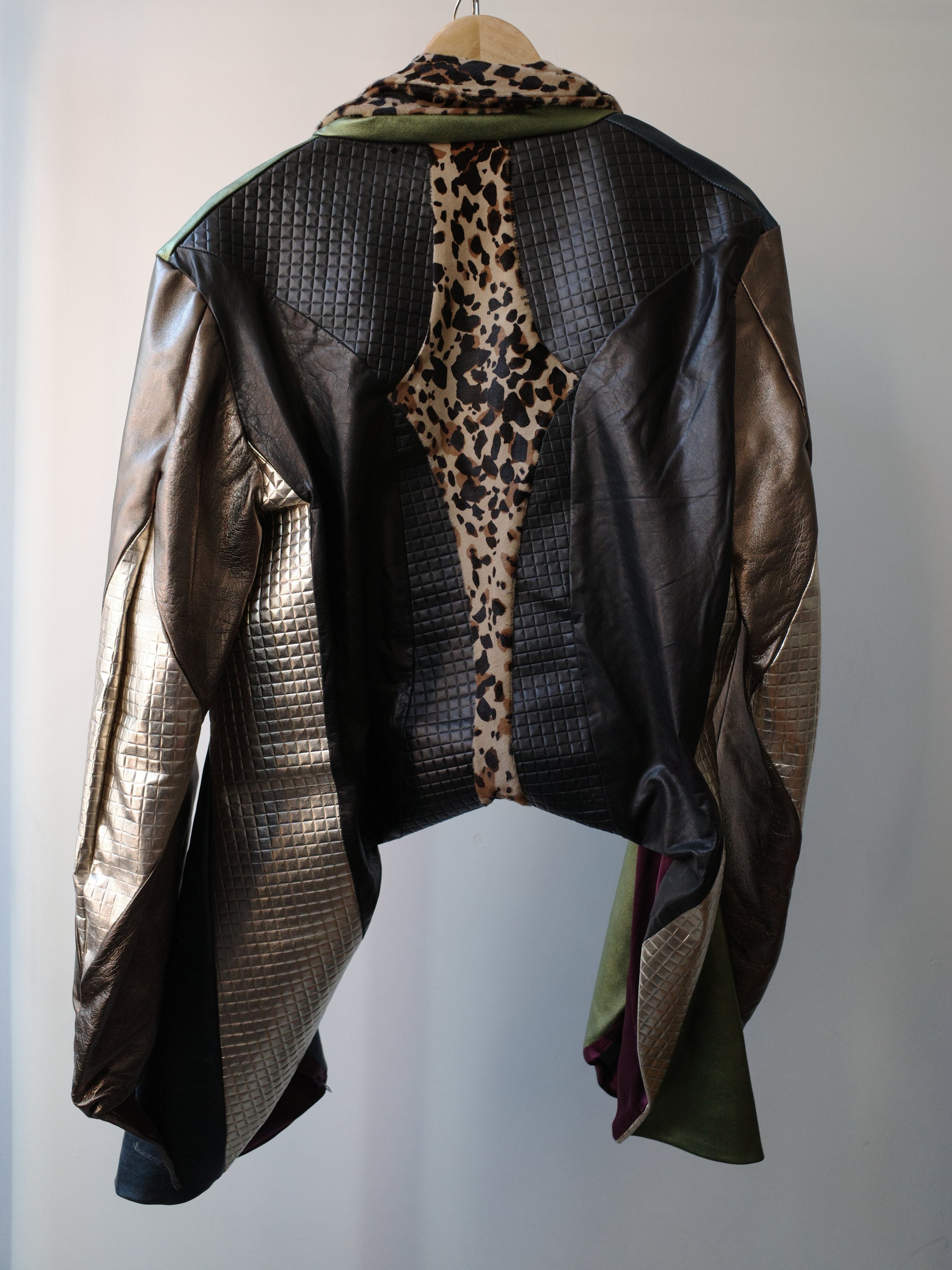 Galactic Metallic Sculpted Tailored Jacket