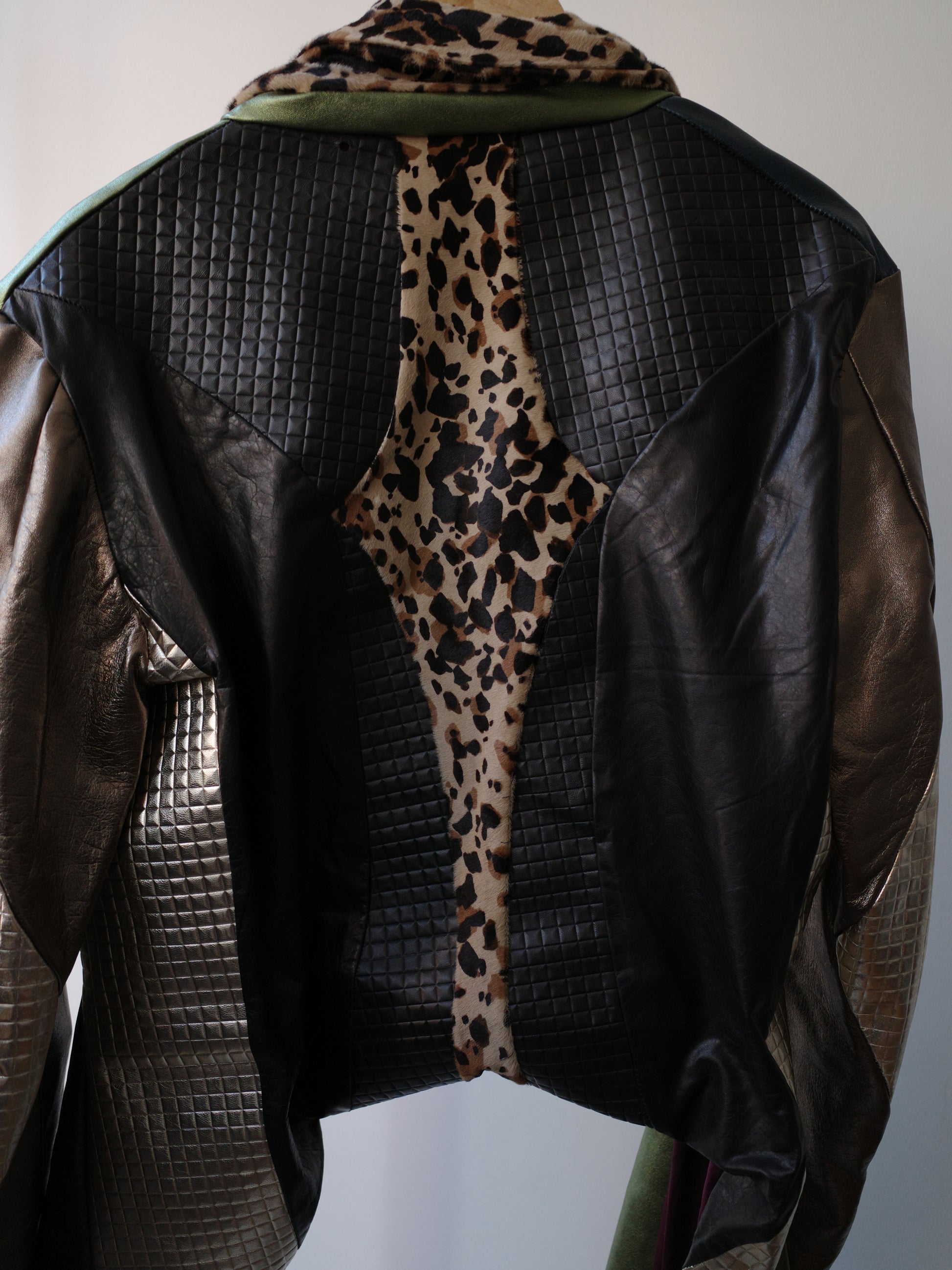 Galactic Metallic Sculpted Tailored Jacket