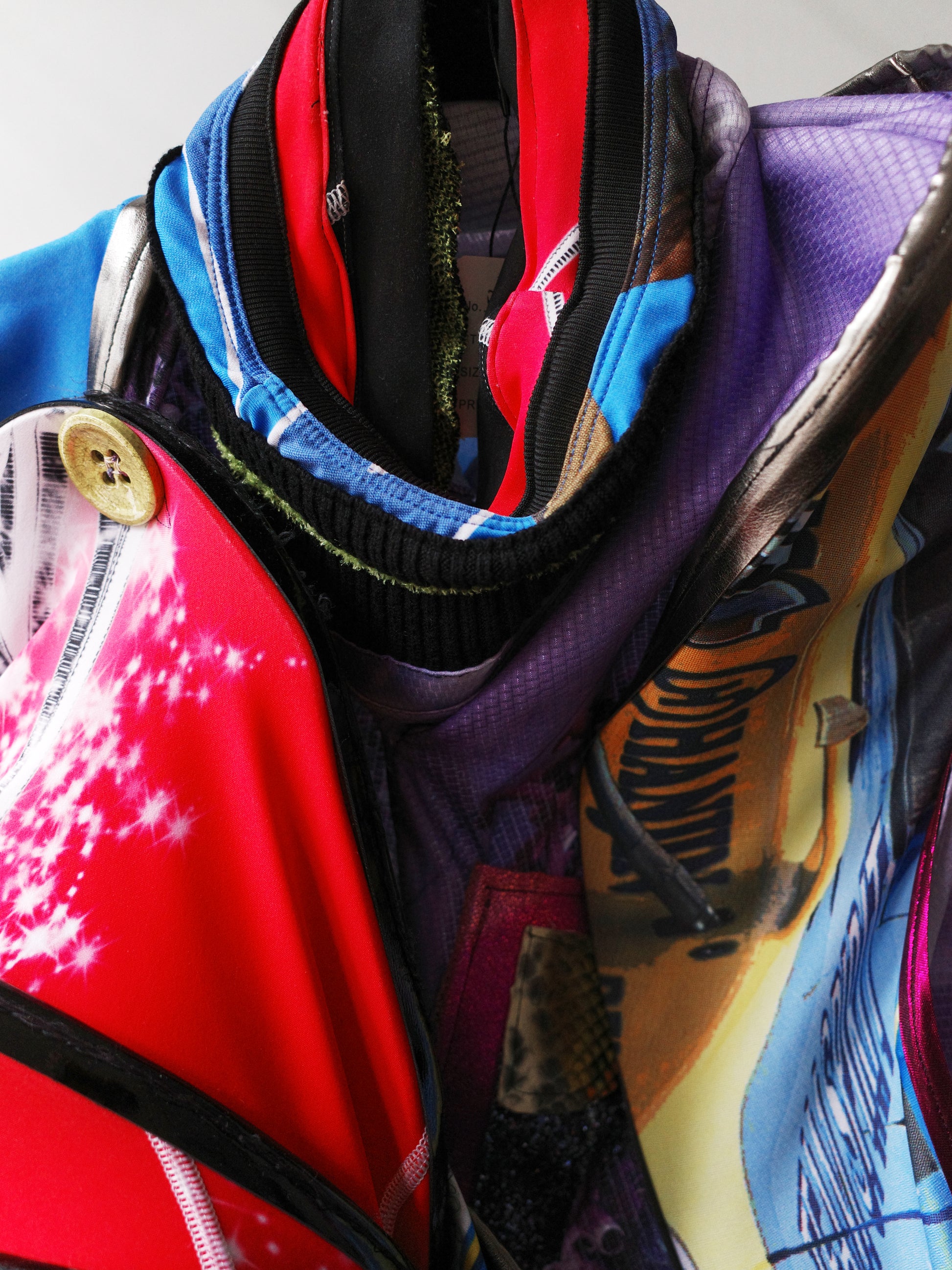 Orbit Collision Upcycled Spiral Dress