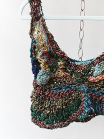 Galactic Hand-Crocheted Sculptural Vest