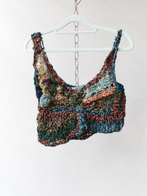 Galactic Hand-Crocheted Sculptural Vest