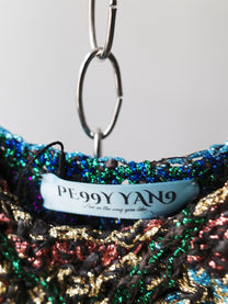 Galactic Hand-Crocheted Sculptural Vest