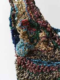 Galactic Hand-Crocheted Sculptural Vest